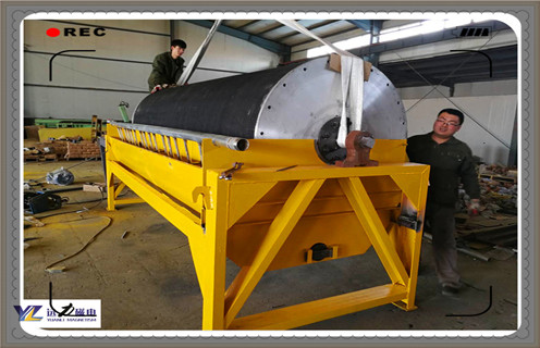 永磁筒式磁選機，干粉永磁筒式磁選機，天津永磁筒式磁選機