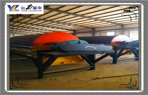 永磁筒式磁選機，CTB-918無錫永磁筒式磁選機品牌_磁鐵如何分布_CTB-918無錫永磁筒式磁選機品牌不吸鐵如何處理